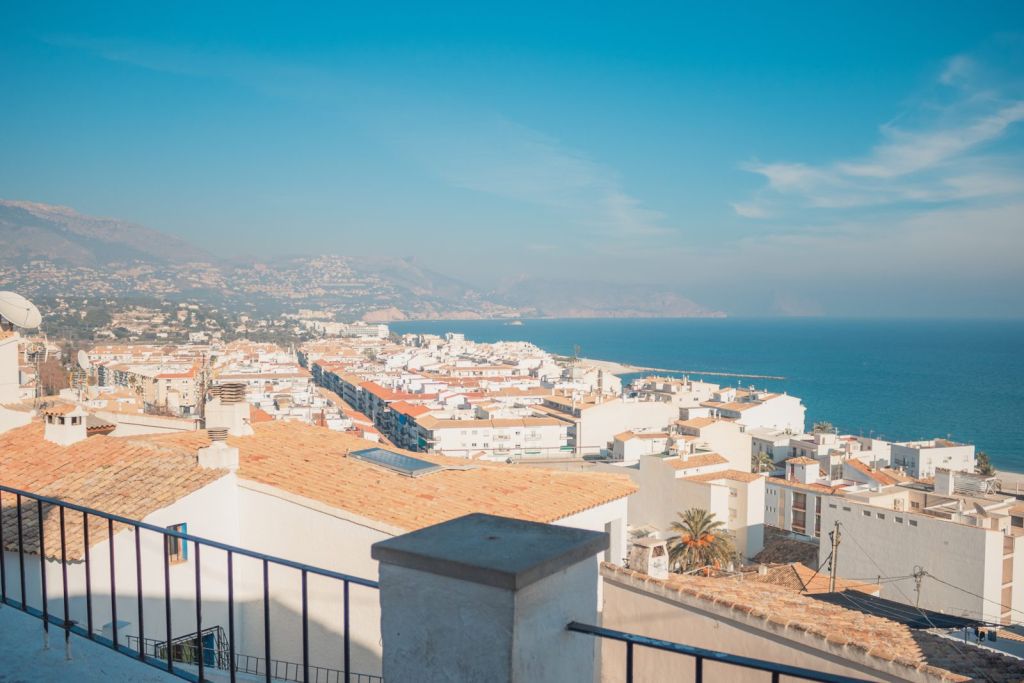 Vistas de la bahía de Altea desde el casco antiguo