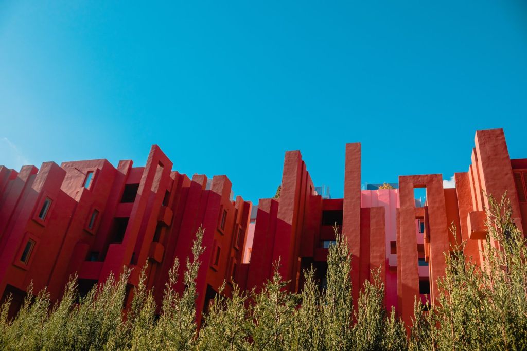 La Muralla Roja de Ricardo Bofill en Calpe